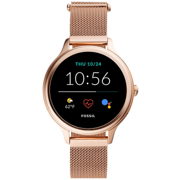 fossil 5e smartwatch rose gold